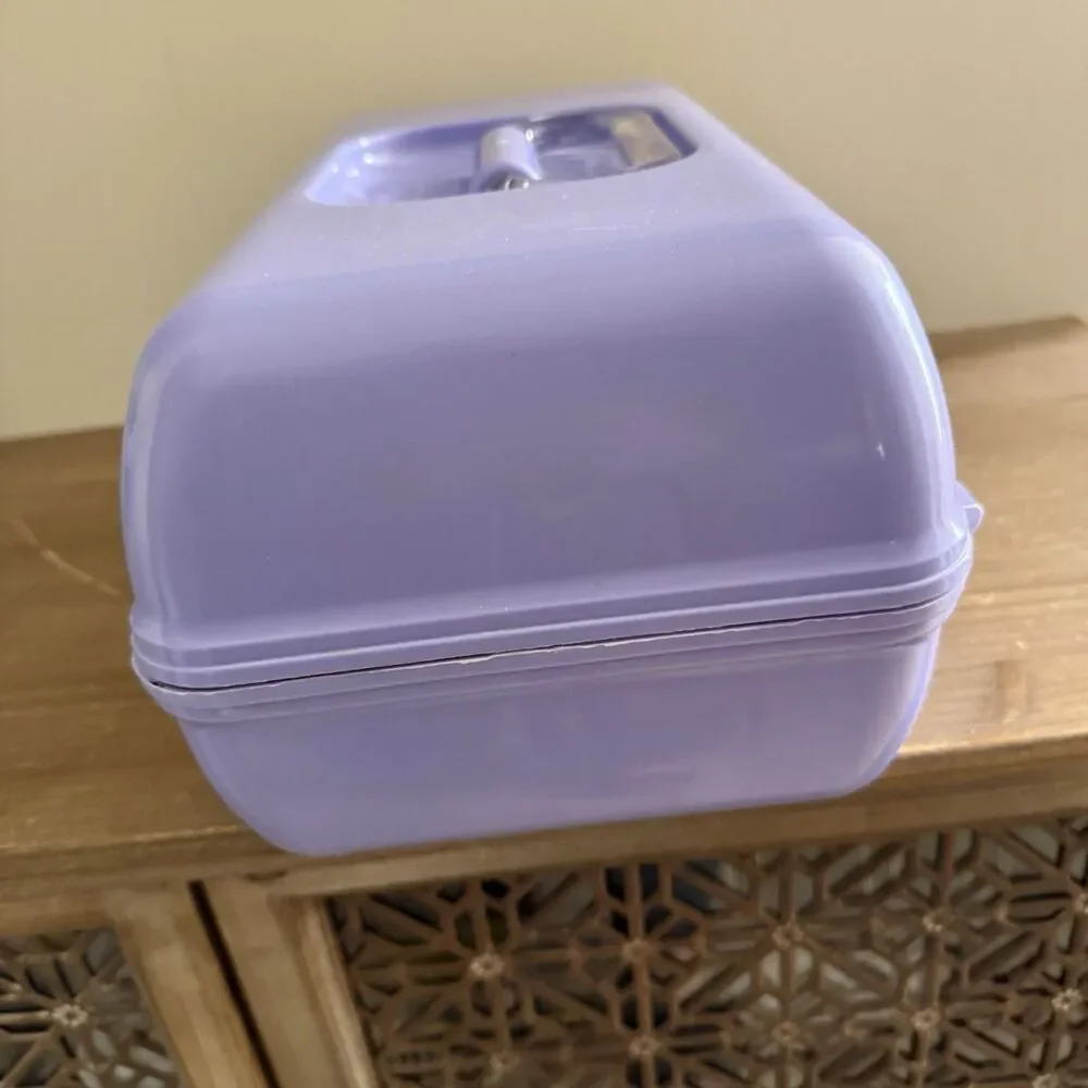 Purple Caboodles With Mirror Retro